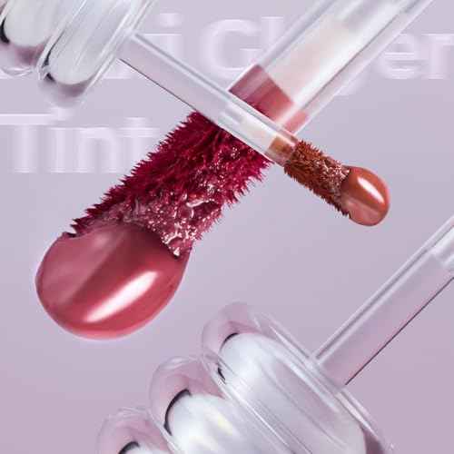 Laka Maxi Glayer Tint 3.8g/0.13oz., Glass Layer of Gloss, Ultra Glow & Vivid Layerable Pigments, High Shine Lip Oil, K-Beauty (#606 Meaning)