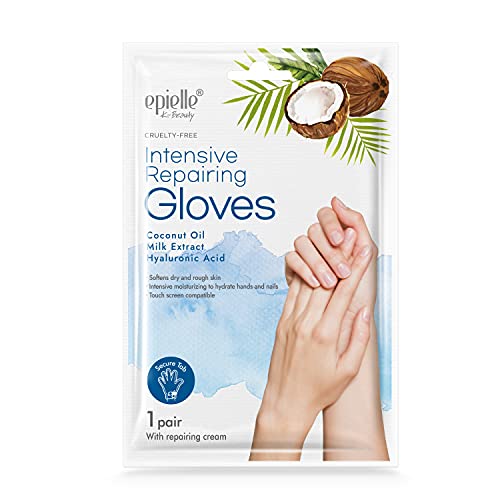 Epielle Assorted Moisturizing Hand Mask Gloves, 5 Pairs for Dry Rough Skin