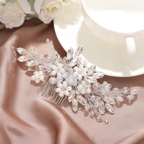 Pearl Bridal Hair Comb | Wedding Hairpiece Accessory