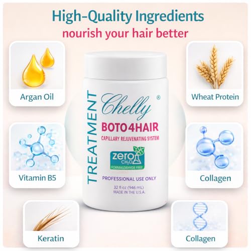 CHELLY Hair Botox Treatment - Keratin Repair & Moisture 32oz