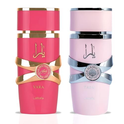 Lattafa Yara 2-Piece Perfume Gift Set (3.4 Fl Oz Each)