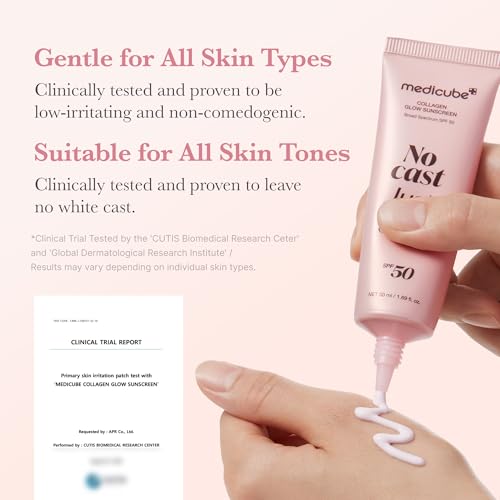 Medicube Sunscreen SPF 50 - Hydrating, No White Cast Formula