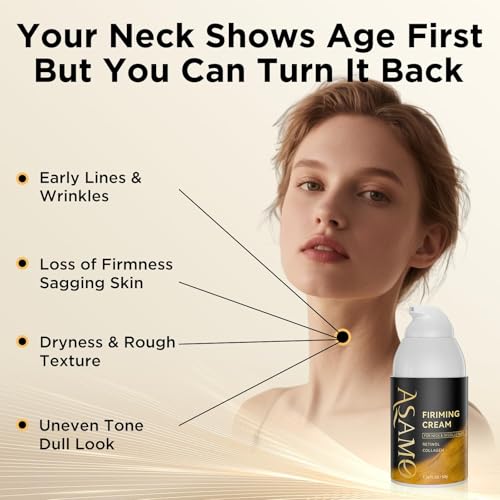 Firming Neck Cream for tightening and firming,Retinol,Collagen & Hyaluronic Acid Cream-Anti-Aging Face Moisturizer for Face,Wrinkle Smoother for Women & Men, FQ-260226