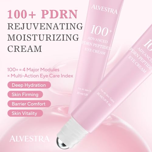 ALVESTRA Under Eye Cream with PDRN & Retinol, Dark Circles & Wrinkles