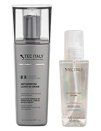 Tec Italy Frizz Control Leave-In Cream & Silk Shine Serum