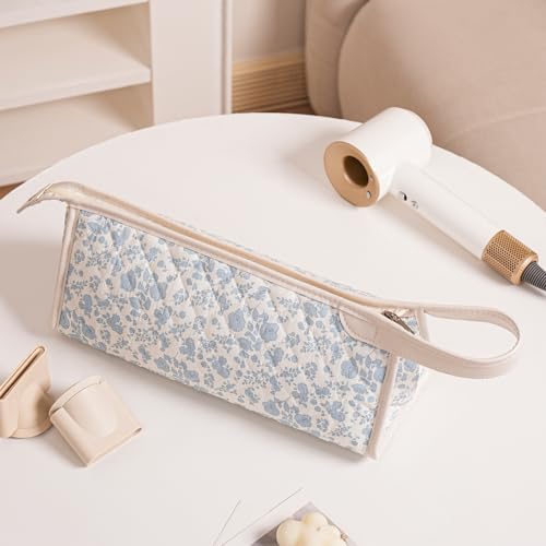 Large Quilted Hair Tools Travel Bag – Flat Iron & Dryer Storage