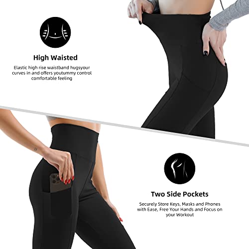 SINOPHANT High Waisted Leggings for Women - Full Length Capri Buttery Soft Yoga Pants for Workout Athletic(Full Color Line,XXL)