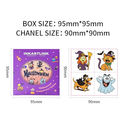 128 Halloween Temporary Tattoo Stickers - Kids Party Favors