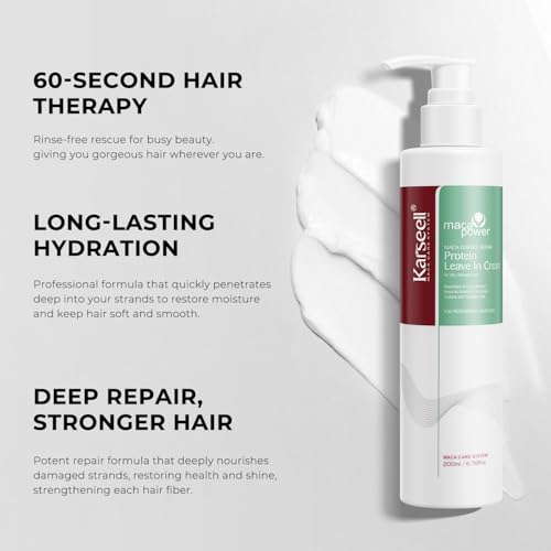 Karseell Leave-In Conditioner for Dry & Frizzy Hair - Nourishing Repair