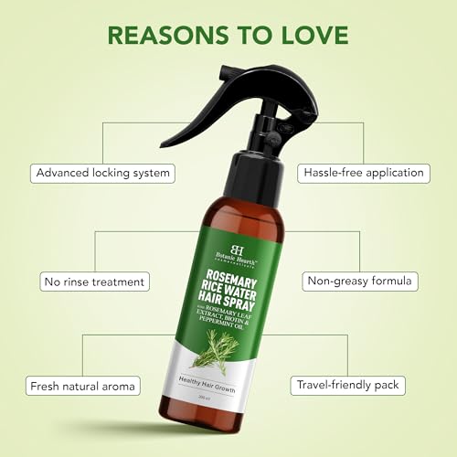 Botanic Hearth Rosemary & Rice Water Hair Growth Spray 6.8oz