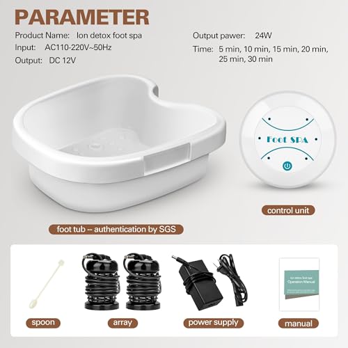 Ionic Foot Bath Detox Machine for Home Spa Detoxification