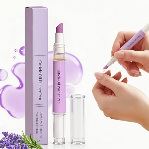 Auriscope 2-in-1 Cuticle Oil Pusher Pen with Ceramic Tip and Lavender Oil