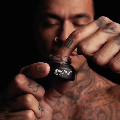 War Paint For Men Cream Concealer - Infused With Tea Tree Oil for Healthy Looking Skin - Vegan Friendly & Cruelty-Free - Blendable - Natural Looking Makeup For Men - Dark Shade - 5g