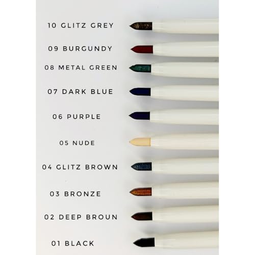 FARMASi Waterproof Eyeliner Pencil, Long Lasting, Smudge Proof, Mechanical Eye Pencil for Eye Makeup, Smooth Application, 0.04 oz, 01 Black