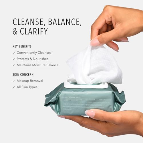 HydroPeptide Micellar Cleansing Cloths - Makeup Remover & Hydrating Wipes (30 Count)