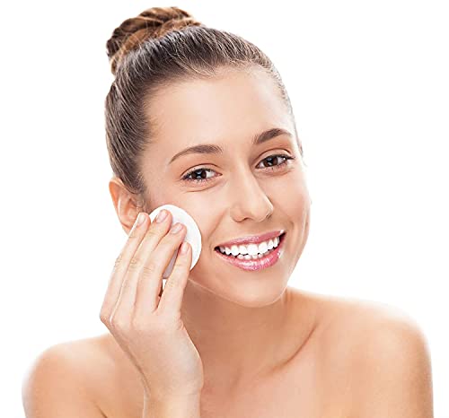 MSQ 500 Count Cotton Rounds Makeup Remover Pads Hypoallergenic Facial Cotton