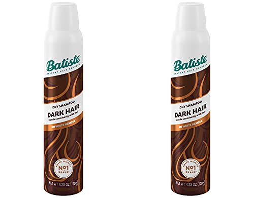 Batiste Color Dry Shampoo,Dark Hair 200 ml (Pack of 2)