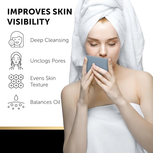 VALITIC Salicylic Acid and Vitamin C Soap Bar - Facial Cleanser and Exfoliating Body Wash for Blackheads, Enlarged Pores and Blemish Skin with Collagen, Hyaluronic Acid, Vitamin E - 2 Pack