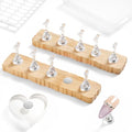 Magnetic Nail Practice Stand Set for Press On Nails - 3 Display Stands & Tape