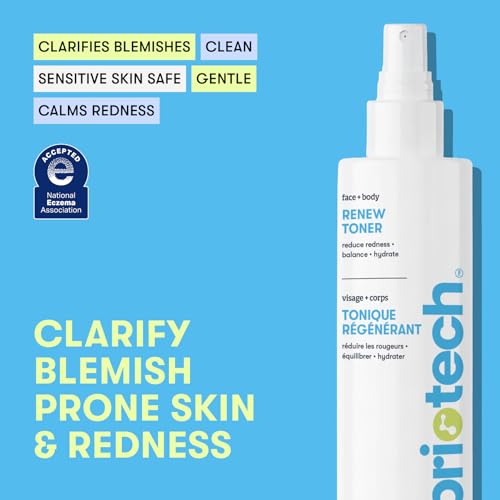 BRIOTECH Renew Toner - Hypochlorous Acid Facial Mist for Blemish Prone Skin, 4 fl oz