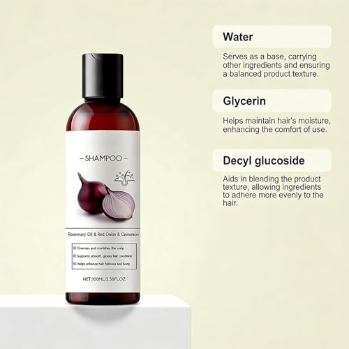 Onion Shampoo with Rosemary Oil for Hair Growth & Scalp Care