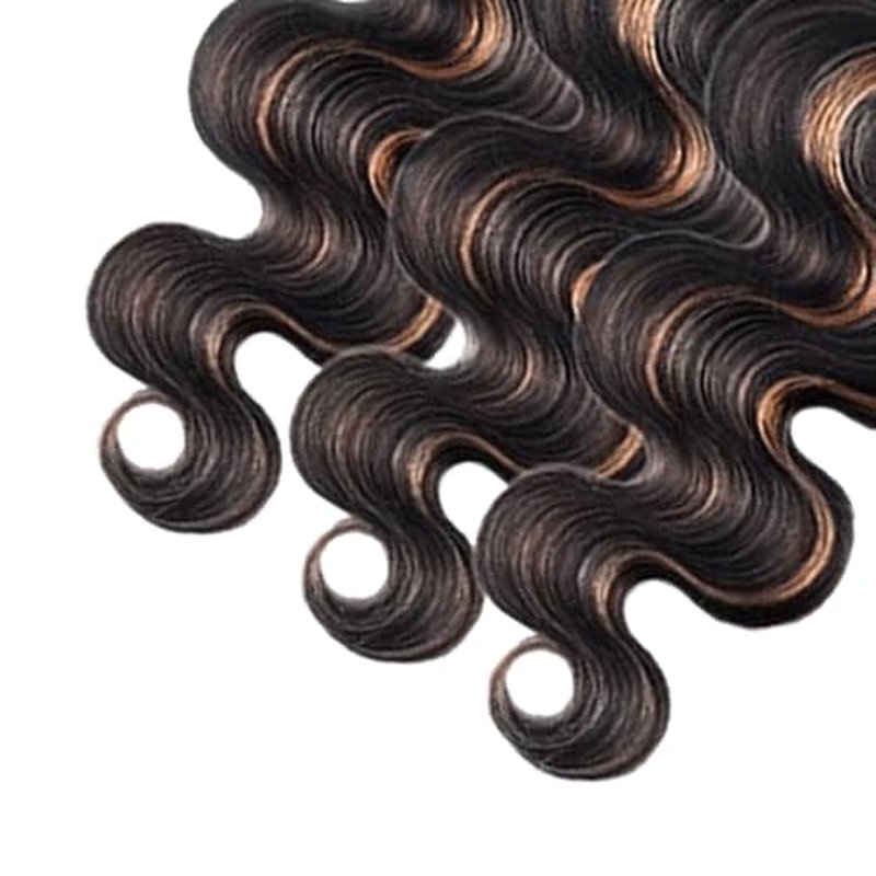 P1B/30 Body Wave Human Hair Bundles - 3 Pack 30 inch