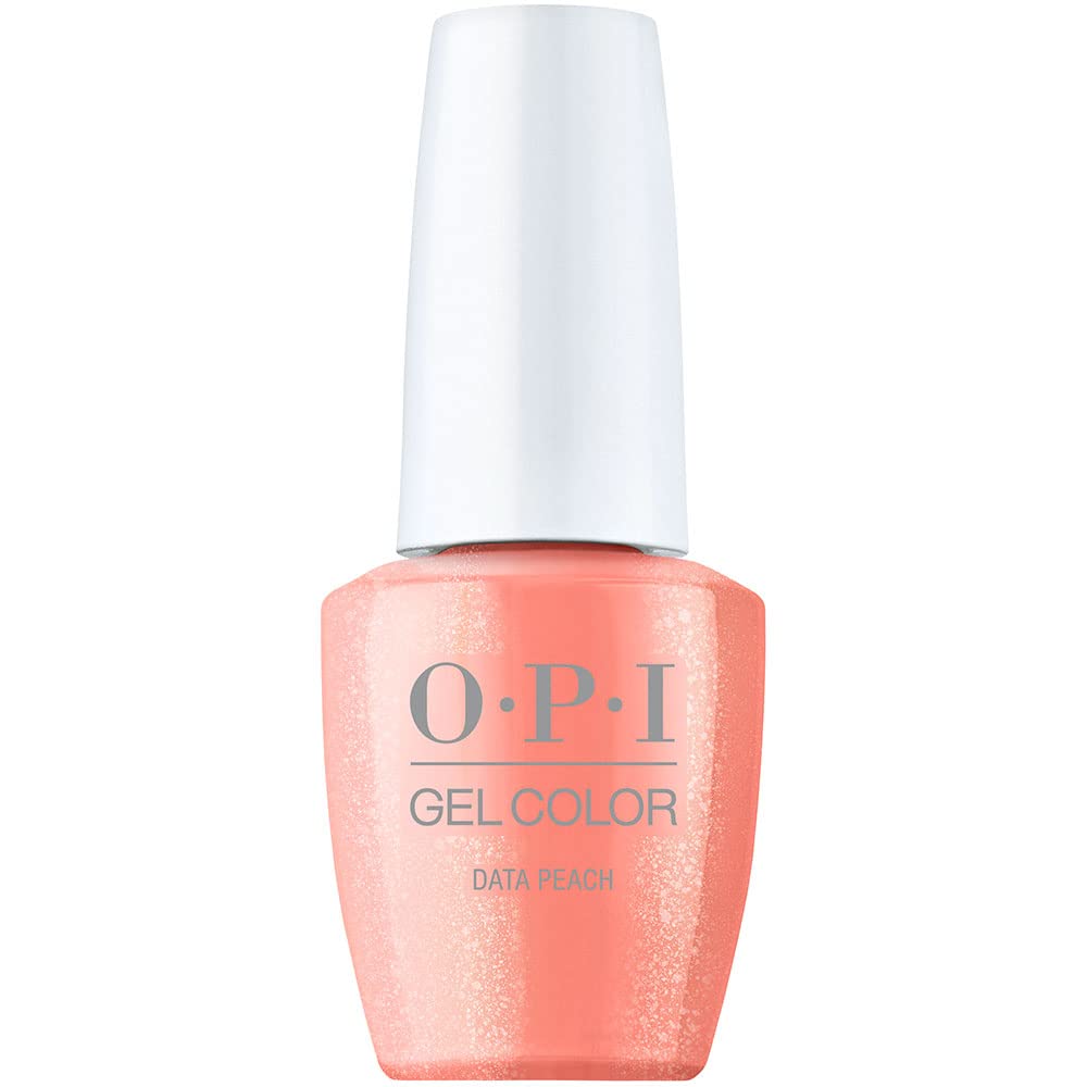 OPI Gel Color, Data Peach, Pink Gel Nail Polish, me myself Spring ??3 Collection, 0.5 fl oz.