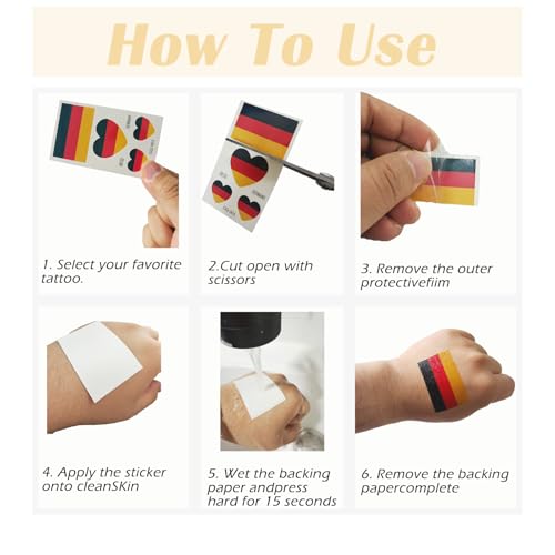 America Flag Tattoos - 45 Pcs Sports Temporary Face Stickers, 10 Sheets Waterproof Sweat National Removable Fake Tattoos for Men,Women