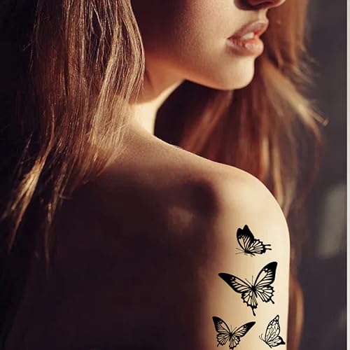 Butterfly Temporary Tattoos for Adults - Waterproof 5-7 Days