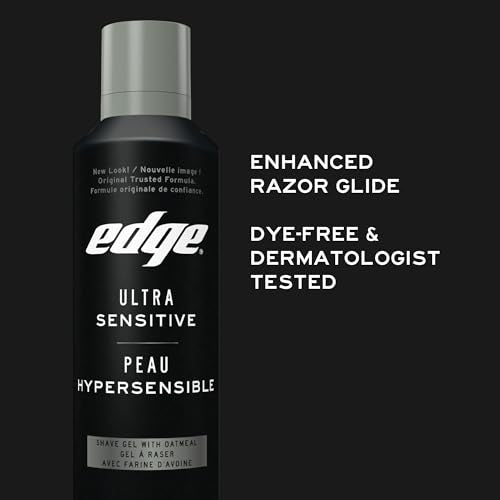 Edge Ultra Sensitive Skin Unscented Shaving Gel, 198g