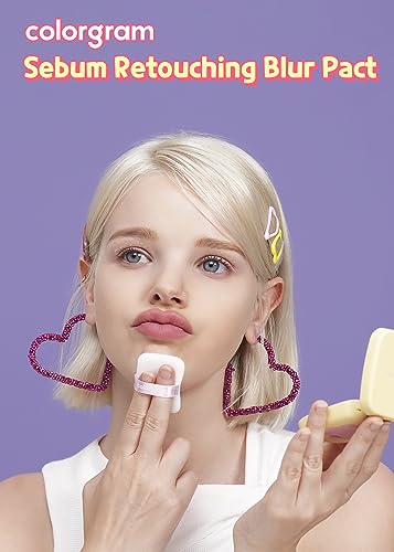 Colorgram Sebum Retouching Blur Pact | Pressed Setting Powder