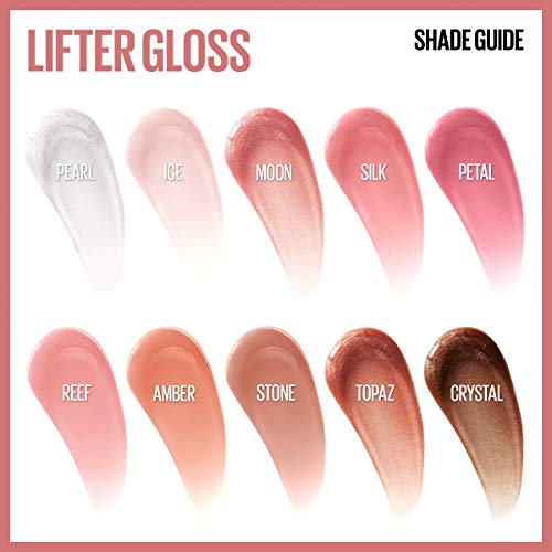 Maybelline New York Maybelline Lifter Gloss Lip Gloss Makeup With Hyaluronic Acid, Brass, 0.18 Fl. Ounce ., 011 Brass, 0.18 fluid_ounces (Pack of 2)