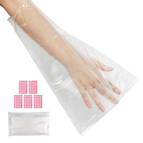 Segbeauty Paraffin Wax Bags for Hands & Feet, 100 Counts Plastic Paraffin Wax Liners, Disposable thera-py Wax Refill Sock Glove Paraffin Bath Mitt Cover for Wax treat-ment Paraffin Wax Machine