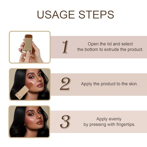 Euphily Tinted Moisturizer Balm Stick - Hydrating Foundation & Concealer