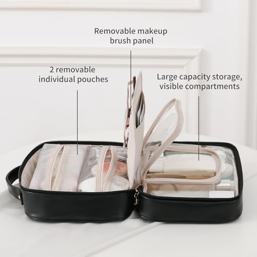 Travel Toiletry Bag for Women - Waterproof Makeup Organizer