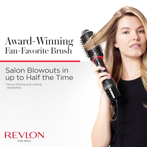 REVLON One-Step Volumizer Plus Hair Dryer and Styler, 2.4 in Barrel,