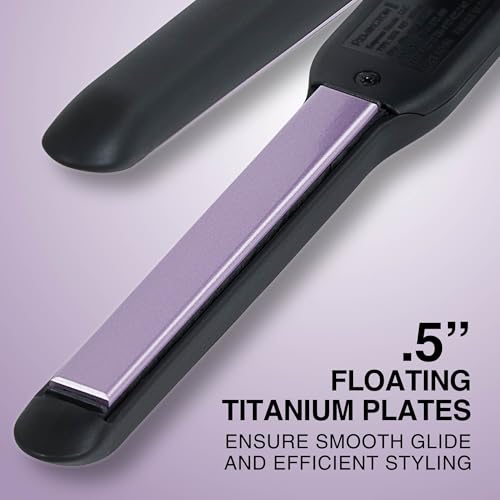 Remington 1/2" Flat Iron Hair Straightener with Anti-Static Technology