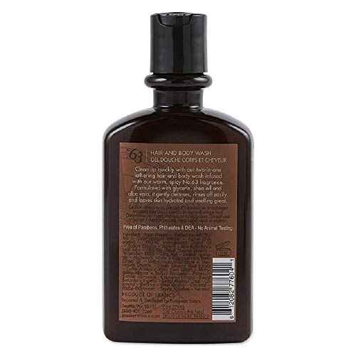 Pre de Provence No. 63 for Men Hair & Body Wash and Body Lotion Set