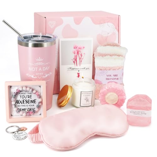Pink Birthday Gifts for Teen Girls Women, Gift Ideas for Teenage Girls, Valentine's Day Christmas Gift Set for Her Girlfriend Mom Tween Girl Best Friend Wife Sister