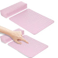 Manicure Hand Pillow Leather Wrist Rest Cushion for Nail Tech Nail Salon Arm Support Mat Waterproof Comfortable Art Accessory 14.76X11.41 Inches