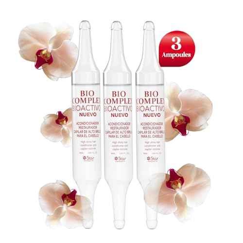 Bioactivo High Shine Hair Conditioner 3 Pack ? 0.61 oz Each, Intense Nourishment & Glossy Shine Treatment for All Hair Types