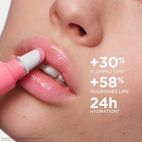 Clarins Lip Perfector | Peptide Plumping and Hydrating Lip Gloss | Instant Shine With Sheer, Shimmer Finish |Non-Sticky Texture with Vanilla Scent | 0.35 Ounces