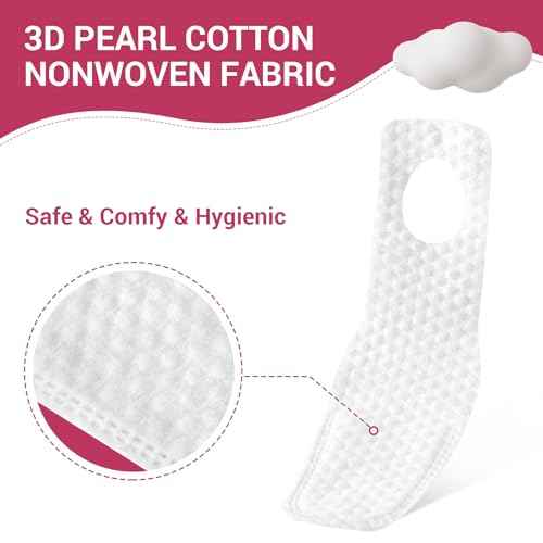 60 Counts Baby Tongue Cleaner and Oral Teeth Finger Toothbrush, Mouth and Gum Dry Wipes,for Newborn,0-24 Months Infants,Toddlers