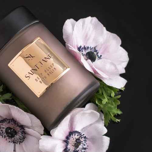 SAINT JANE - Deep Sleep Bath Salts with Magnesium + Peptides | Luxury, Floral-Infused, Clean Skincare (12 oz | 355 ml)
