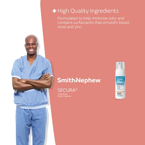 SECURA Total Body Foam Cleanser, No-Rinse 4.5 oz