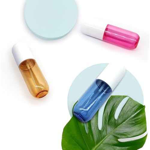 YOCASII 3PCS Spritzer Bottles, 2oz Mini Spray Bottle, Spray Water Bottle for Hair and Travel Containers for Toiletries, Travel Spray Bottles Tsa Approved, Mister Bottle for Hair Spray, Toners & Face