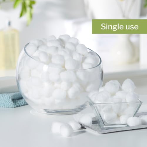 McKesson Cotton Balls Bulk Medium 2000 Count for Face, Makeup & Cleaning