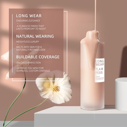 AVVA VISION Longwear Liquid Foundation Full Coverage Matte 1 fl oz