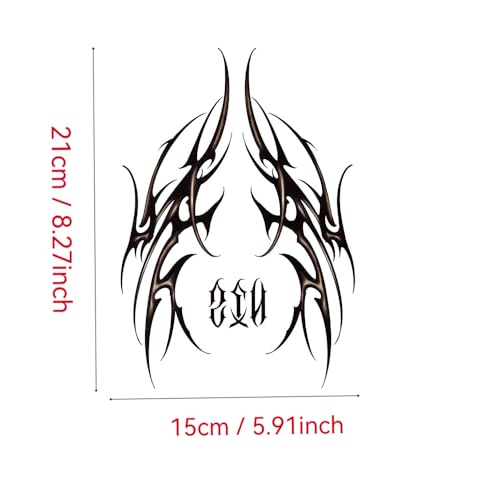 Fake Dragon Sleeve Tattoo Stickers for Women Temporary Long Lasting Temp Dragon Temporary Tattoos for Adults (TS158)