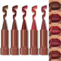 Matte Lip Liner Set Gradient Velvet Lip Crayon with Retractable and Long-Lasting Lipsticks for Women and Gift (5 Pcs #05-#09)
